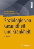 Cover: Soziologie von Gesundheit und Krankheit - Springer VS