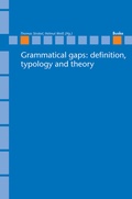 Cover: Grammatical gaps: definition, typology and theory - Buske, H