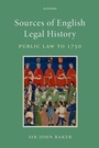 Cover: Sources of English Legal History - Oxford University Press