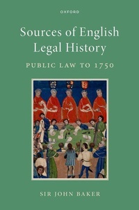 Enlarge image Cover: Sources of English Legal History - Oxford University Press