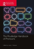 Cover: The Routledge Handbook of Pronouns - Taylor & Francis