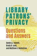 Cover: Library Patrons' Privacy - Libraries Unlimited Inc