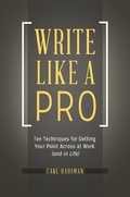 Cover: Write Like a Pro - Praeger Publishers Inc