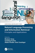 Cover: Natural Language Processing and Information Retrieval - CRC Press