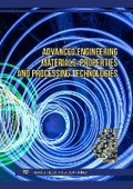 Cover: Advanced Engineering Materials: Properties and Processing Technologies - Trans Tech Publications Ltd