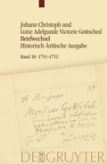 Cover: November 1751 - April 1752 - De Gruyter