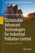Cover: Sustainable Advanced Technologies for Industrial Pollution Control - Springer