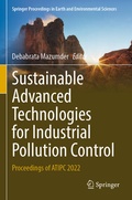 Cover: Sustainable Advanced Technologies for Industrial Pollution Control - Springer