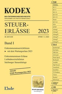 Abbildung von: KODEX Steuer-Erlässe 2023, Band I - Linde