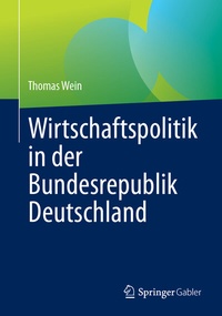 Abbildung von: Wirtschaftspolitik in der Bundesrepublik Deutschland - Springer Gabler