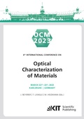 Cover: OCM 2023 - 6th International Conference on Optical Characterization of Materials, March 22nd - 23rd, 2023, Karlsruhe, Germany : Conference Proceedings - KIT Scientific Publishing
