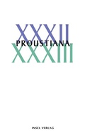 Cover: Proustiana XXXII/XXXIII - Insel