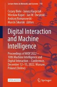 Abbildung von: Digital Interaction and Machine Intelligence - Springer