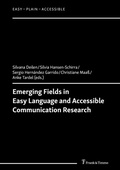 Cover: Emerging Fields in Easy Language and Accessible Communication Research - Frank & Timme