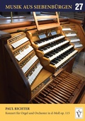 Cover: Konzert f&uuml;r Orgel und Orchester in d-Moll op. 115 - Schiller Verlag
