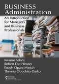 Cover: Business Administration - Taylor & Francis