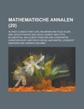 Cover: Mathematische Annalen (20) - Rarebooksclub.com