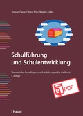 Cover: Schulf&uuml;hrung und Schulentwicklung - Haupt Verlag