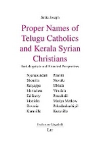 Abbildung von: Proper Names of Telugu Catholics and Kerala Syrian Christians - Lit Verlag