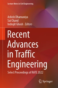 Enlarge image Cover: Recent Advances in Traffic Engineering - Springer
