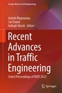 Cover: Recent Advances in Traffic Engineering - Springer