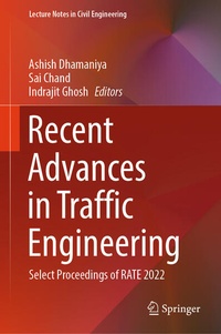 Enlarge image Cover: Recent Advances in Traffic Engineering - Springer