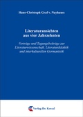 Cover: Literaturansichten aus vier Jahrzehnten - Kovac, Dr. Verlag