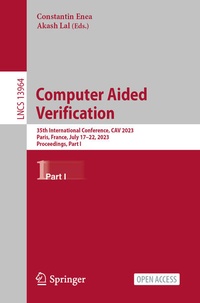 Enlarge image Cover: Computer Aided Verification - Springer