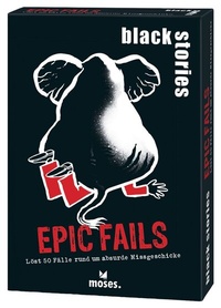 Abbildung von: black stories Epic Fails - moses Verlag