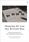 Cover: Shaping EU Law the British Way - Hart Publishing