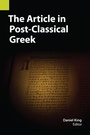 Cover: The Article in Post-Classical Greek - SIL International