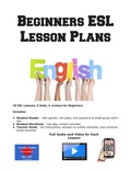 Cover: Beginners ESL Lesson Plans - Complete Test Preparation Inc.