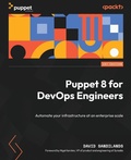 Cover: Puppet 8 for DevOps Engineers - Packt Publishing