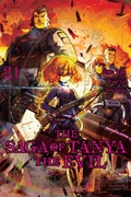 Cover: The Saga of Tanya the Evil, Vol. 21 (manga) - Yen Press