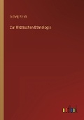 Cover: Zur Rhaetischen Ethnologie - Outlook Verlag