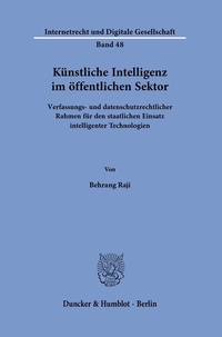 Abbildung von: Künstliche Intelligenz im öffentlichen Sektor. - Duncker & Humblot