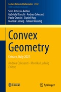 Cover: Convex Geometry - Springer