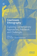Cover: Courtroom Ethnography - Palgrave Macmillan