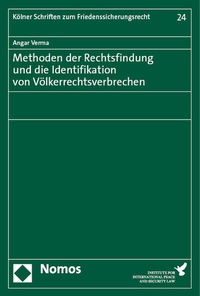 Abbildung von: Methoden der Rechtsfindung und die Identifikation von Völkerrechtsverbrechen - Nomos