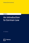 Cover: An Introduction to German Law - Nomos