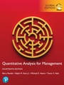 Cover: Quantitative Analysis for Management, Global Edition - Pearson Education Limited