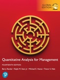 Cover: Quantitative Analysis for Management, Global Edition - Pearson Education Limited