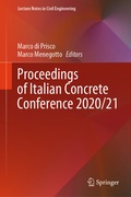 Cover: Proceedings of Italian Concrete Conference 2020/21 - Springer