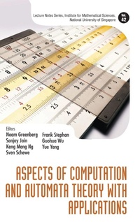 Enlarge image Cover: Aspects Of Computation And Automata Theory With Applications - World Scientific Publishing Co Pte Ltd