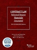 Cover: Contract Law, Selected Source Materials Annotated, 2023 Expanded Edition - West Academic Press