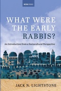 Cover: What Were the Early Rabbis? - Cascade Books