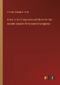 Cover: Index to the Congressional Globe for the second session forty-second congress - Outlook Verlag