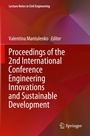 Cover: Proceedings of the 2nd International Conference Engineering Innovations and Sustainable Development - Springer