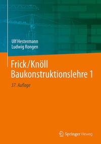 Abbildung von: Frick/Knöll Baukonstruktionslehre 1 - Springer Vieweg