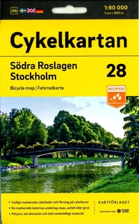 Abbildung von: Roslagen South / Stockholm cycling map: 28 - Kartforlaget